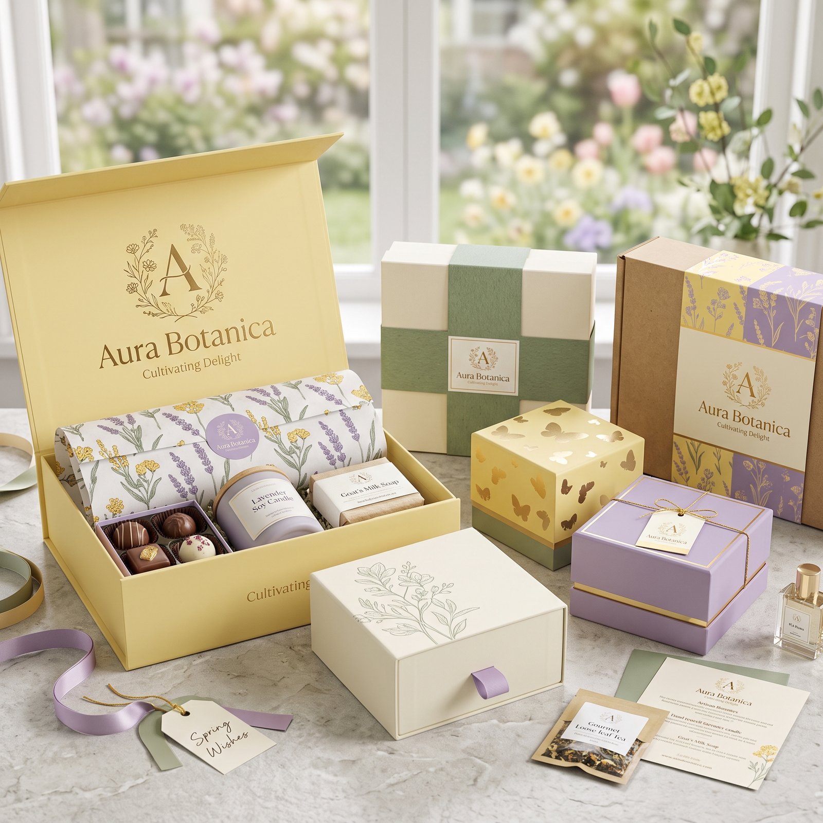 Custom Spring Gift Boxes