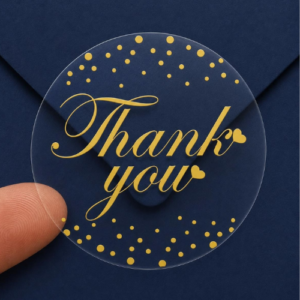 Custom Thank You Stickers