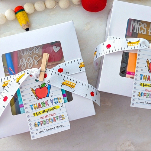Custom Teacher Appreciation Boxes