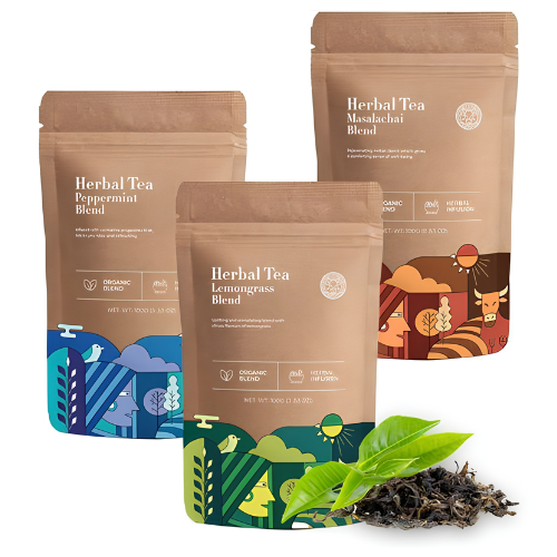 Custom Tea Mylar Bags